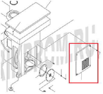 01003323 крышка для мотора Atom