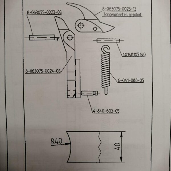 8-0630-7504-0412 клеща Schoen