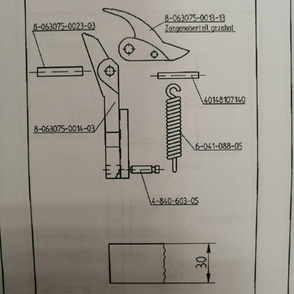 8-0630-7504-0412 клеща Schoen